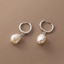 Load image into Gallery viewer, pendientes de aro de Plata de Ley 925 para mujer