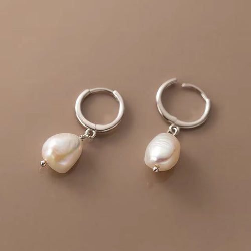 pendientes de aro de Plata de Ley 925 para mujer