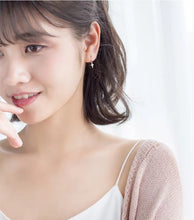 Load image into Gallery viewer, pendientes de aro de Plata de Ley 925 con forma de cruz para mujer, aretes, plata esterlina