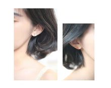 Load image into Gallery viewer, pendientes de plata de ley 925 con forma de zanahoria y conejo