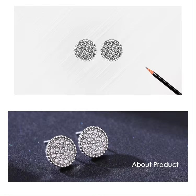 pendientes de plata de ley 925 para mujer