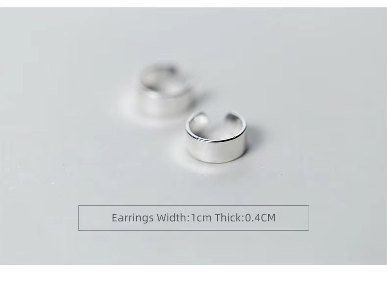 pendientes minimalistas de Plata de Ley 925 para mujer y niña