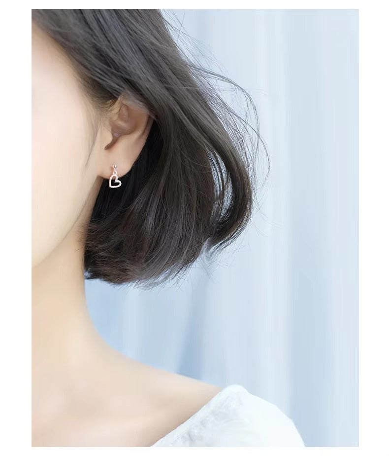 pendientes de plata de ley 925 auténtica para mujer, aretes colgantes Vintage esmerilados