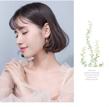 Load image into Gallery viewer, pendientes de plata esterlina 925 auténtica para mujer, aretes colgantes de corazones de línea Simple