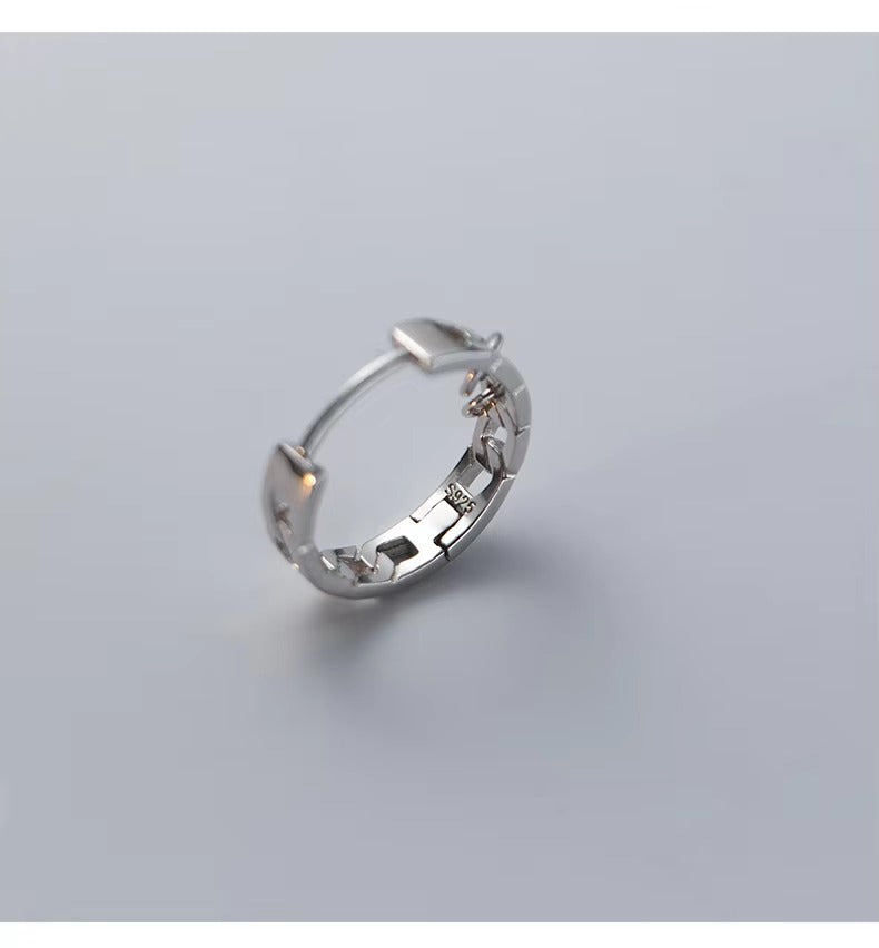 pendientes de aro hipoalergénicos para mujer, de Plata de Ley 925