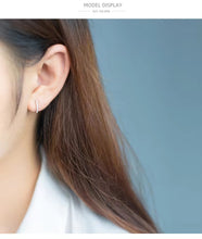 Load image into Gallery viewer, pendientes de aro en forma de U para mujer