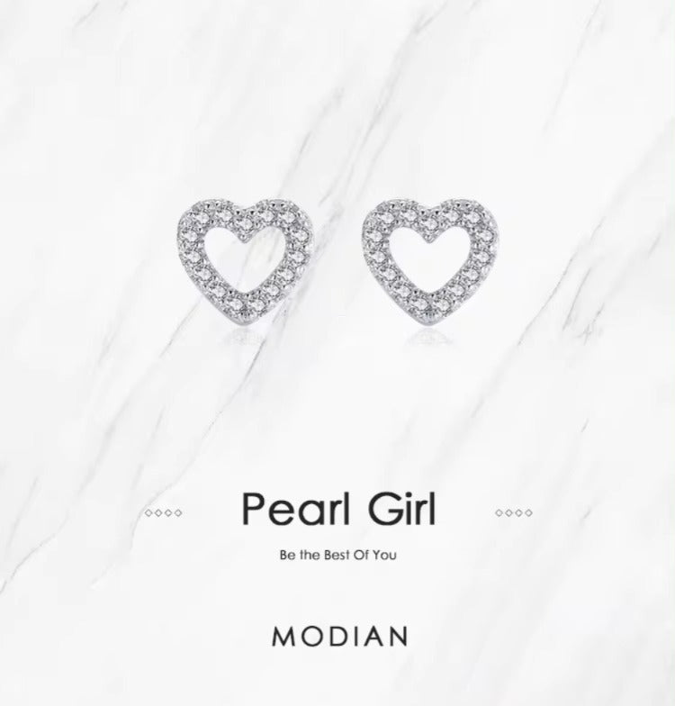 pendientes de plata de ley 925 auténtica para mujer
