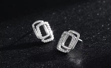 Load image into Gallery viewer, pendientes de plata de ley 925 auténtica para mujer y niña, joyería fina antialérgica