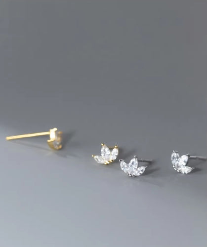 pendientes de plata de primera ley y Circonia cúbica para mujer