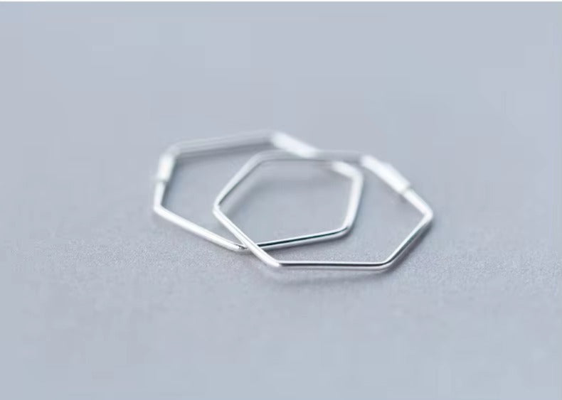 pendientes de aro de plata de primera ley para mujer, aretes pequeños