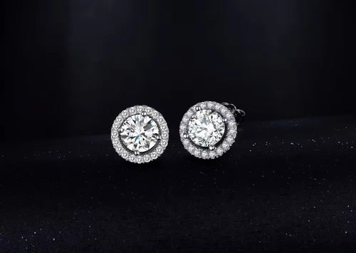 Pendientes De plata De ley 50% para mujer