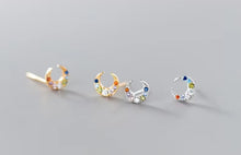 Load image into Gallery viewer, pendientes de plata esterlina 925 para mujer