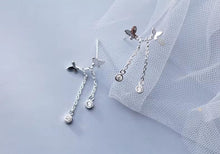 Load image into Gallery viewer, pendientes de plata de ley 925 auténtica para mujer y niña