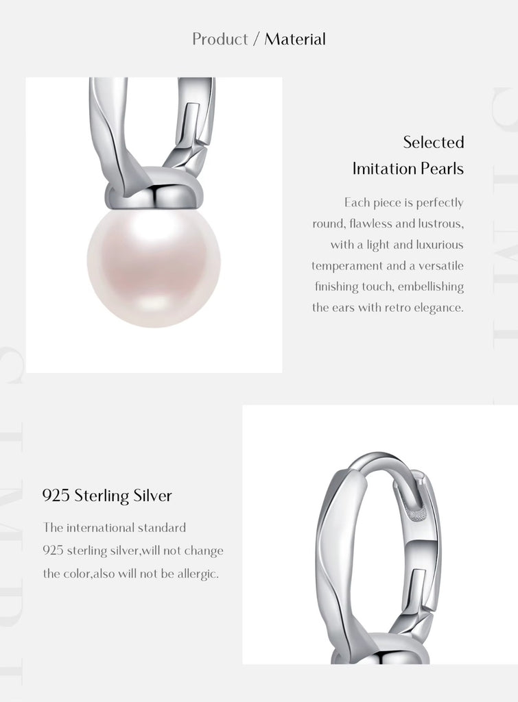 pendientes de aro de Plata de Ley 925 para mujer