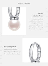 Load image into Gallery viewer, pendientes de aro de Plata de Ley 925 para mujer