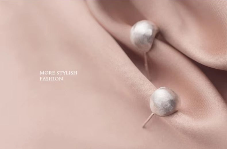 pendientes geométricos de Plata de Ley 925 para mujer