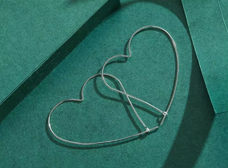 pendientes de aro de Plata de Ley 925 para mujer y niña