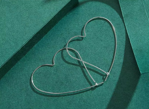 pendientes de aro de Plata de Ley 925 para mujer y niña