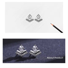 Load image into Gallery viewer, pendientes de plata de ley 925 con colgante para mujer