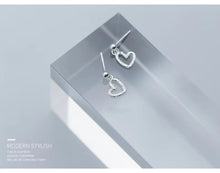 Load image into Gallery viewer, pendientes de plata de ley 925 auténtica para mujer, aretes colgantes Vintage esmerilados