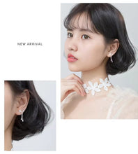 Load image into Gallery viewer, pendientes de plata de ley 925 auténtica para mujer y niña