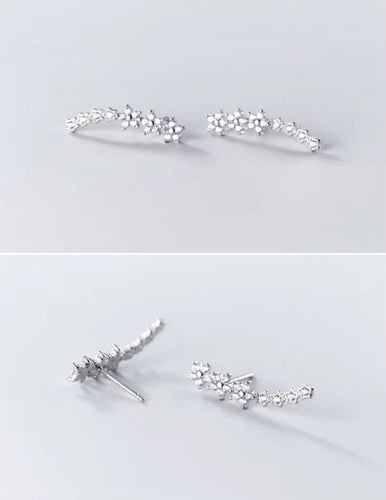 pendientes de plata de ley 100% 925 para mujer y niña