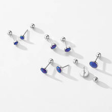 Load image into Gallery viewer, pendientes de plata de ley 925 con Ópalo para mujeres