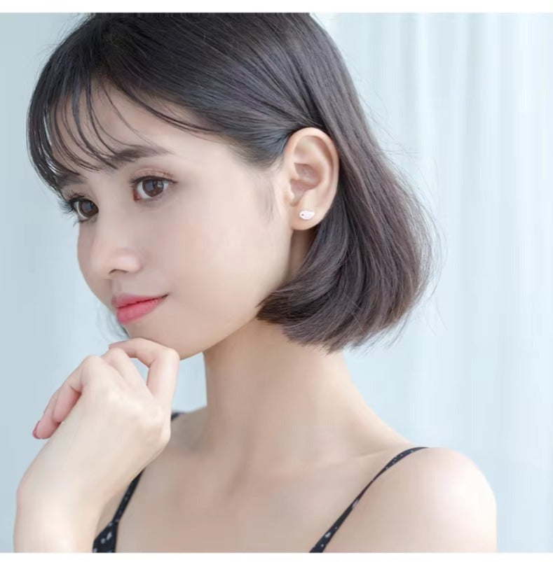 pendientes de plata de ley 925 con diseño de pájaros para mujer