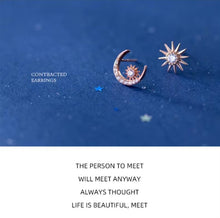 Load image into Gallery viewer, pendientes de plata de ley 2021 auténtica para mujer