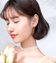 Load image into Gallery viewer, pendientes de plata de ley 925 con forma de cubo de azúcar para mujer, joyería fina