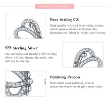 Cargar imagen en el visor de la galería, pendientes de tuerca de mariposa para mujer, joyería de marca de Plata de Ley 925