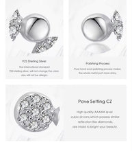 Load image into Gallery viewer, pendientes redondos minimalistas de Plata de Ley 925 auténtica para mujer y niña
