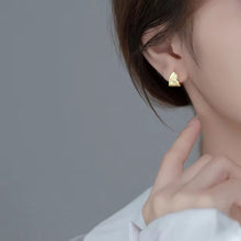 Load image into Gallery viewer, pendientes de Aro para mujer, de Plata Irregular de ley 2021