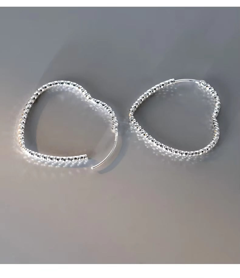 pendientes de aro de Plata de Ley 925 auténtica para mujer