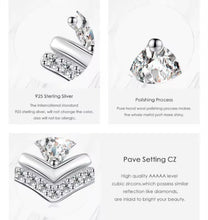 Load image into Gallery viewer, pendientes de plata de ley 925 con colgante para mujer