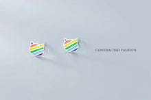 Cargar imagen en el visor de la galería, Pin de Plata de Ley 925 con forma de gato para mujer, alfiler para las orejas