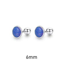 Load image into Gallery viewer, pendientes de plata de ley 925 con Ópalo para mujeres