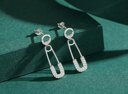 pendientes de plata de ley 925 para mujer y niña