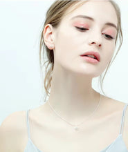 Load image into Gallery viewer, pendientes de plata de ley 925 con forma de copo de nieve