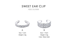Load image into Gallery viewer, pendientes de plata de ley 925 para hombre y mujer, aretes con Clip brillante de circonita cúbica