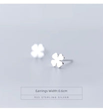 Load image into Gallery viewer, pendientes minimalistas de Plata de Ley 925 para mujer y niña, aretes de tuerca simples