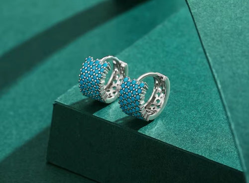 pendientes de aro de plata de ley 2021 auténtica para mujer