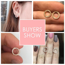 Load image into Gallery viewer, Pendientes de plata de ley 2021 para mujer