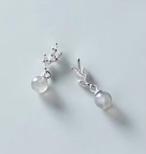 Load image into Gallery viewer, pendientes de plata de ley 925 auténtica para mujer