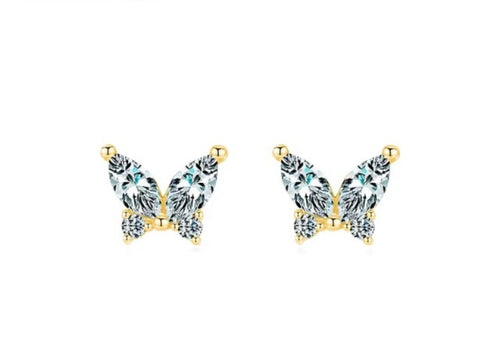 pendientes de plata de primera ley y circón para mujer