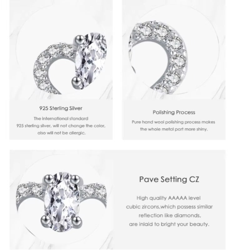 pendientes de plata de primera ley con forma de corazón para mujer, aretes pequeños