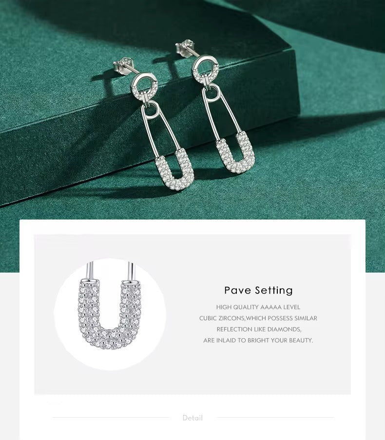 pendientes de plata de ley 925 para mujer y niña