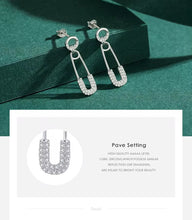 Load image into Gallery viewer, pendientes de plata de ley 925 para mujer y niña