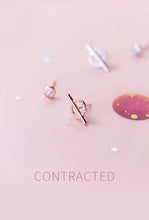 Load image into Gallery viewer, pendientes de plata de ley 925 con circonita cúbica para mujer