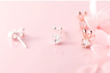 Cargar imagen en el visor de la galería, pendientes de tuerca de Animal para mujer, joyería fina brillante de circonita cúbica
